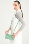 Zoozie Bags Cartera Verde Mar de Cuero PU para Mujer con Compartimentos y Cierre de Seguridad, Elegante y Duradera
